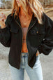 Zip-Up Drawstring Hooded Jacket Bazaarbey