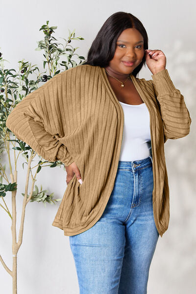 Ribbed Cocoon Cardigan Bazaarbey