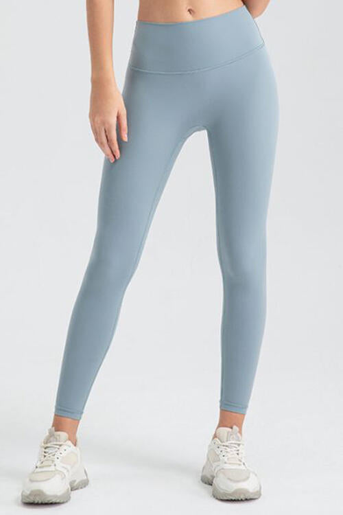 Wide Waistband Sport Leggings Bazaarbey