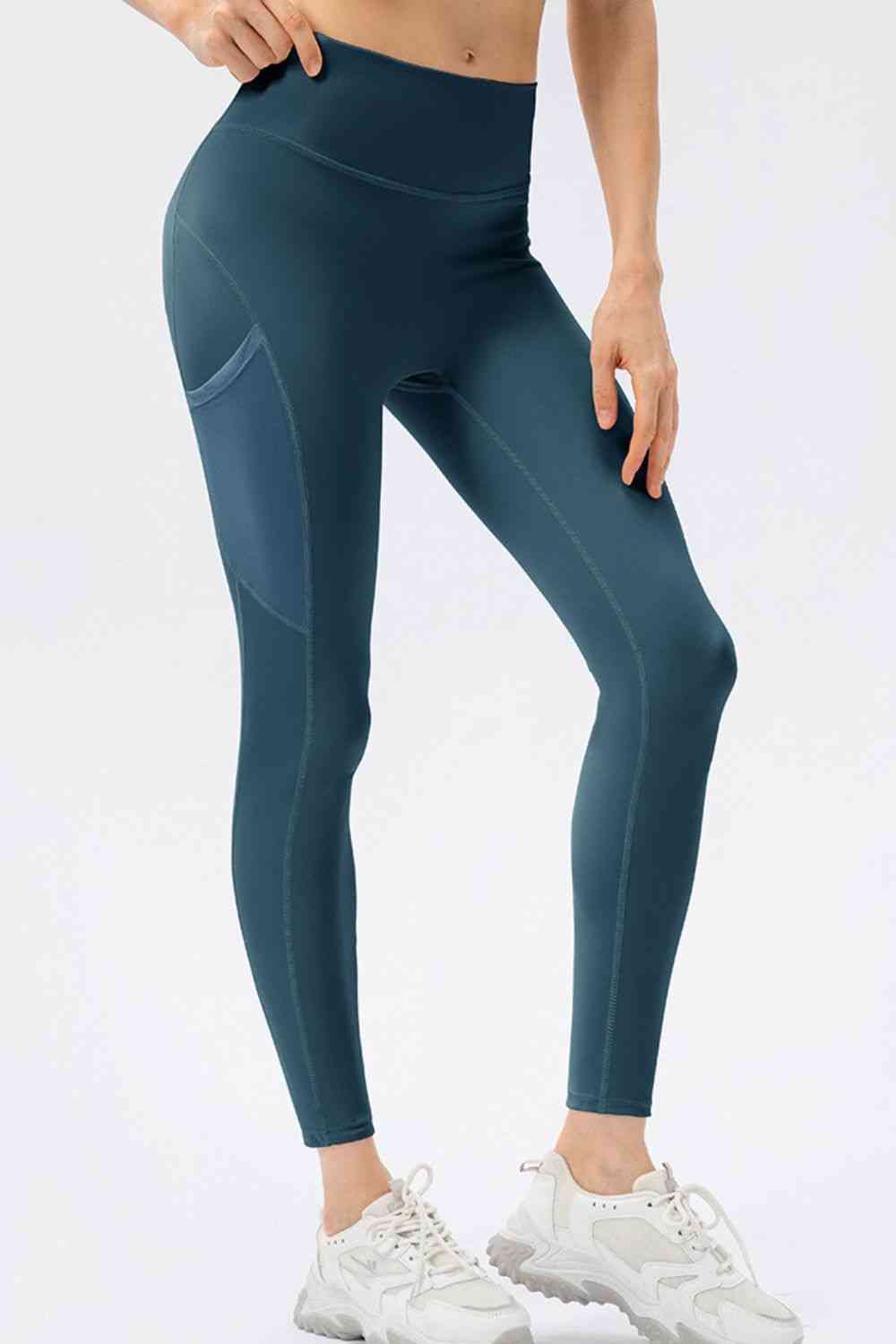 High Waist Slim Fit Long Sports Pants Bazaarbey