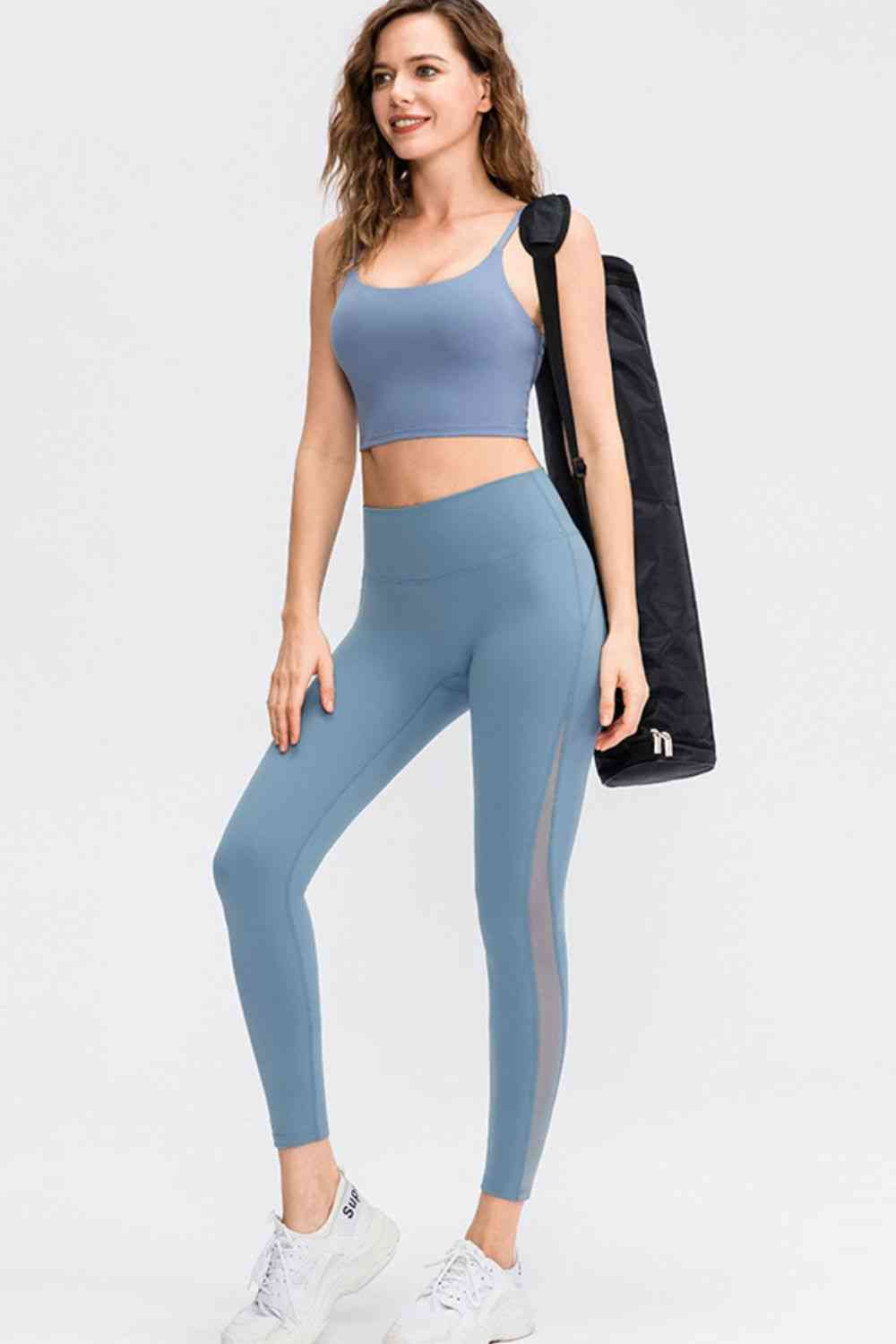 Wide Waistband Slim Fit Long Sports Pants Bazaarbey