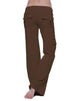 Mid Waist Pants with Pockets Bazaarbey