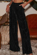 Loose Fit High Waist Long Pants with Pockets Bazaarbey