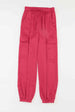 Long Tie Waist Pocketed Pants Bazaarbey