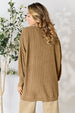 Ribbed Cocoon Cardigan Bazaarbey