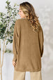 Ribbed Cocoon Cardigan Bazaarbey