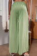 Side Slit Wide Leg Pants Bazaarbey