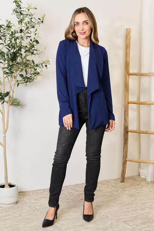 Statement Neck  Blazer Trendsi