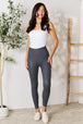 Full Size Wide Waistband High Waist Leggings Bazaarbey