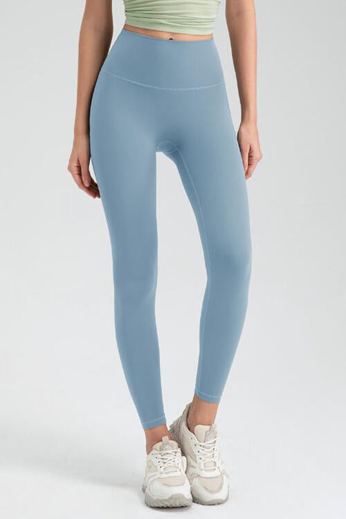 Wide Waistband High Waist Sport Leggings Bazaarbey