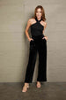 Loose Fit High Waist Long Pants with Pockets Bazaarbey