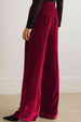 Loose Fit High Waist Long Pants with Pockets Bazaarbey