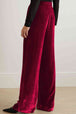 Loose Fit High Waist Long Pants with Pockets Bazaarbey