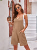 Spaghetti Strap Romper with Pockets Trendsi