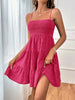 Smocked Tiered Sleeveless Mini Dress -BazaarBey - www.shopbazaarbey.com