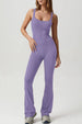Square Neck Sleeveless Sports Jumpsuit Trendsi