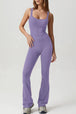 Square Neck Sleeveless Sports Jumpsuit Trendsi