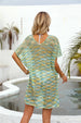 Openwork  Short Sleeve Cover-Up Trendsi