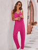 Spaghetti Strap Jumpsuit with Pockets Trendsi