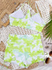 Tie-Dye Spaghetti Strap Top and Drawstring Shorts Swim Set Trendsi