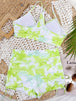 Tie-Dye Spaghetti Strap Top and Drawstring Shorts Swim Set Trendsi