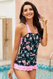 BazaarBey Mixed Print Tie-Back Two-Piece suit 