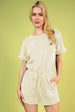 Round Neck Short Sleeve Romper with Pockets Trendsi