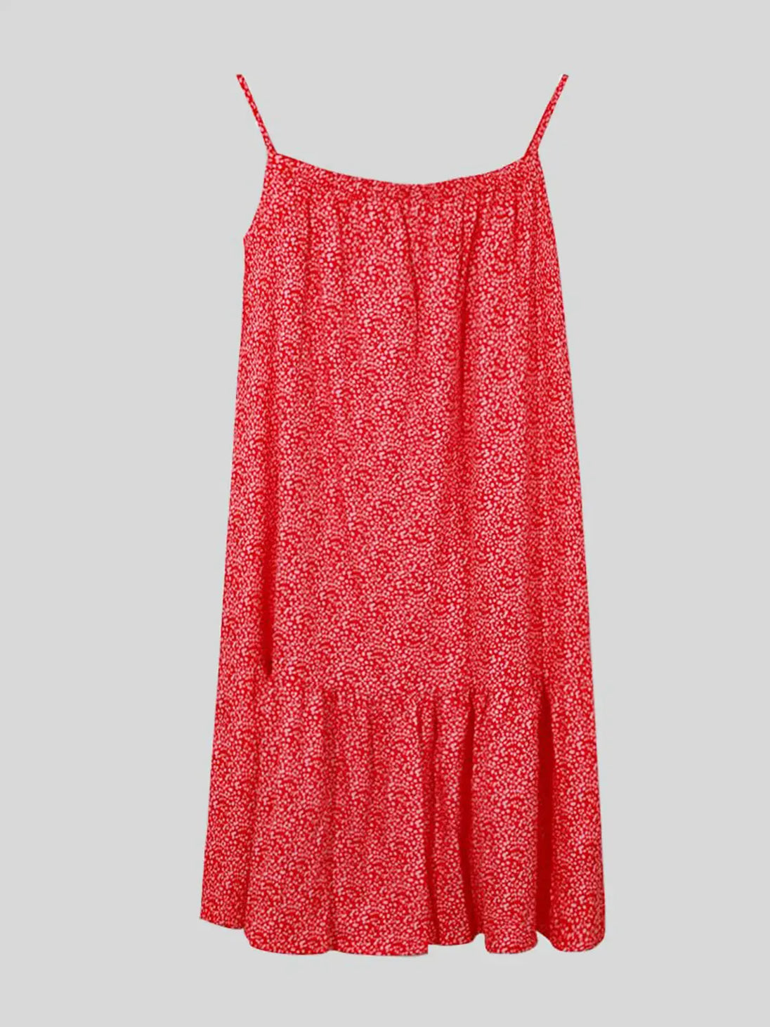 Full Size Printed Sleeveless Mini Cami Dress -BazaarBey - www.shopbazaarbey.com