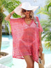Slit Openwork V-Neck Cover Up Trendsi