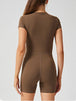  Short Sleeve Active Romper Trendsi