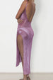 Slit Scoop Neck Sleeveless Cover Up Trendsi
