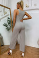 Sleeveless Straight Leg Jumpsuit Trendsi