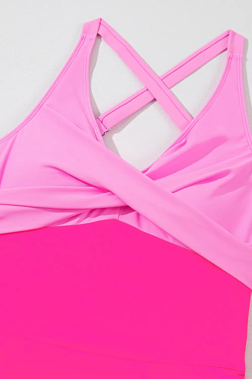 Crisscross V-Neck One-Piece Swimwear Trendsi