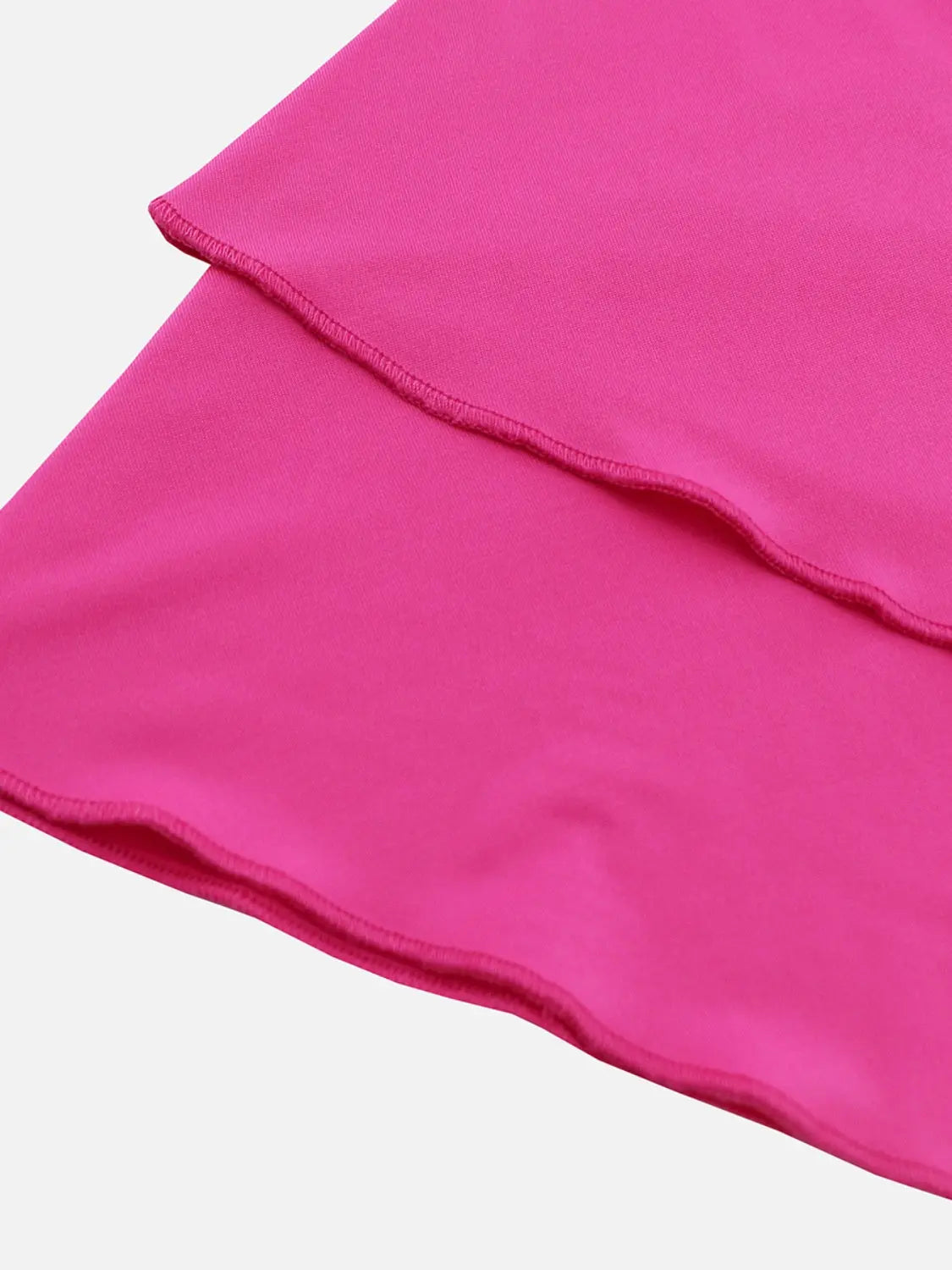 Ruched Layered Tube Mini Dress -BazaarBey - www.shopbazaarbey.com