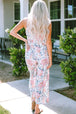Floral Spaghetti Strap Scoop Neck Jumpsuit Trendsi