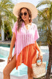 Slit  V-Neck Cover Up Trendsi