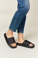  Pyramid Stud Toe Band Footbed Sandals Trendsi