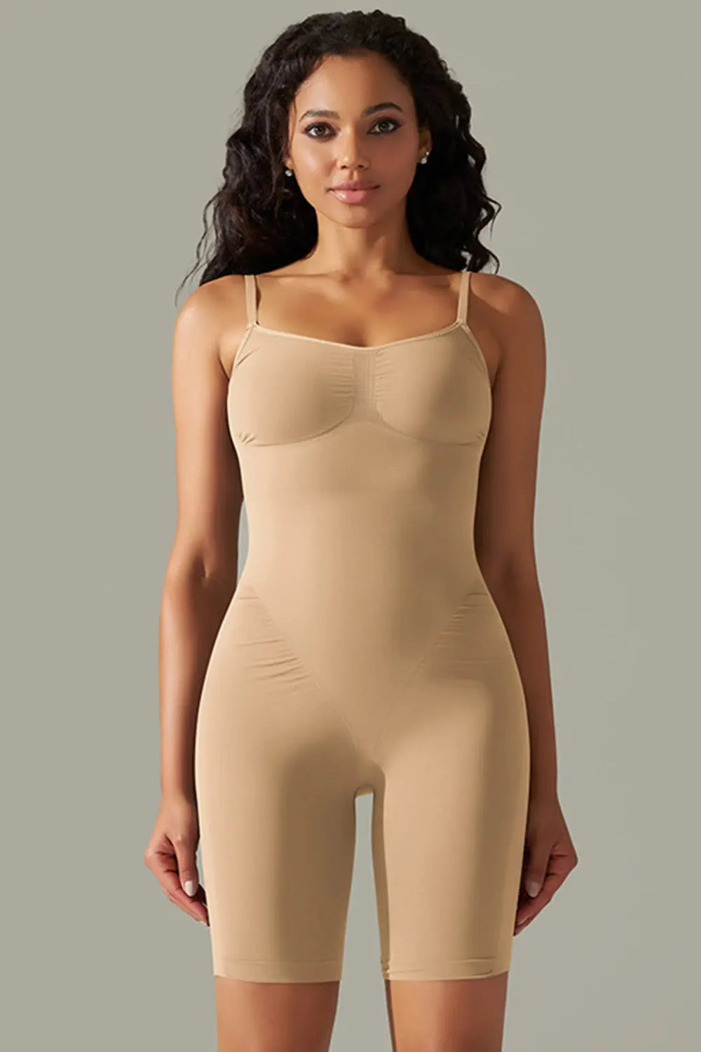 Spaghetti Strap Active Romper Trendsi