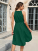 Tied Round Neck Sleeveless Dress -BazaarBey - www.shopbazaarbey.com