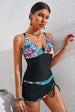 BazaarBey Printed Drawstring Two-Piece suit 