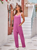 Spaghetti Strap Jumpsuit with Pockets Trendsi