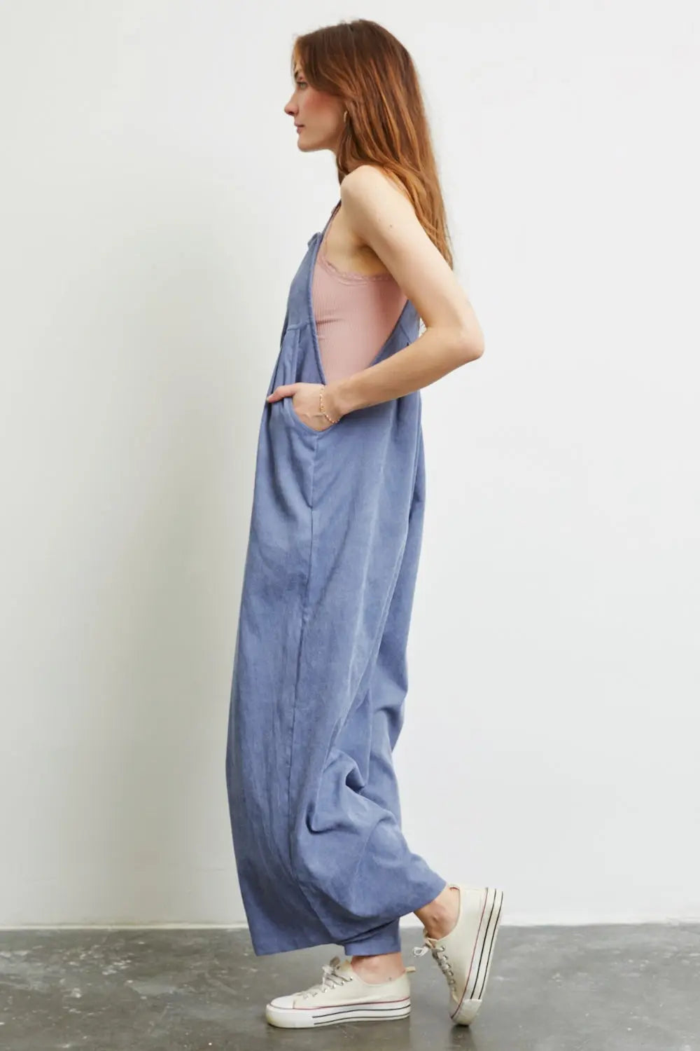   Wide Leg Overalls with Pockets Trendsi