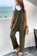 Pocketed Spaghetti Strap Overalls Trendsi