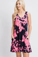  Full Size Floral V-Neck Tank Dress with Pockets -BazaarBey - www.shopbazaarbey.com