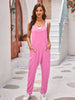 Spaghetti Strap Jumpsuit with Pockets Trendsi