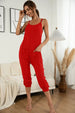 Spaghetti Strap Pocket Jumpsuit Trendsi