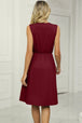 Pocketed V-Neck Wide Strap Dress -BazaarBey - www.shopbazaarbey.com