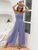  Spaghetti Strap Wide Leg Jumpsuit Trendsi