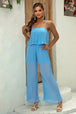 Spaghetti Strap Wide Leg Jumpsuit Trendsi