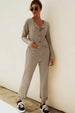 Buttoned Drop Shoulder Pocket Jumpsuit Trendsi